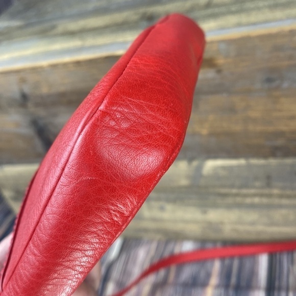 Fossil Red Leather Crossbody - Picture 7 of 13